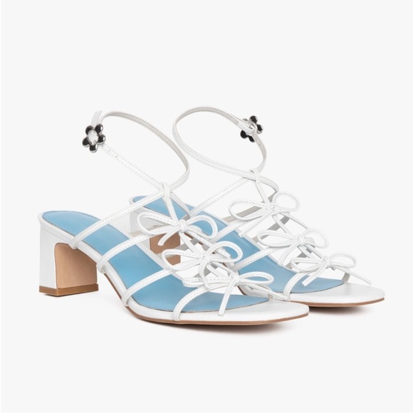 🐳 Lisa Says Gah! Carrie Bow Sandal ~ Cloud/Sky - Picture 3 of 10